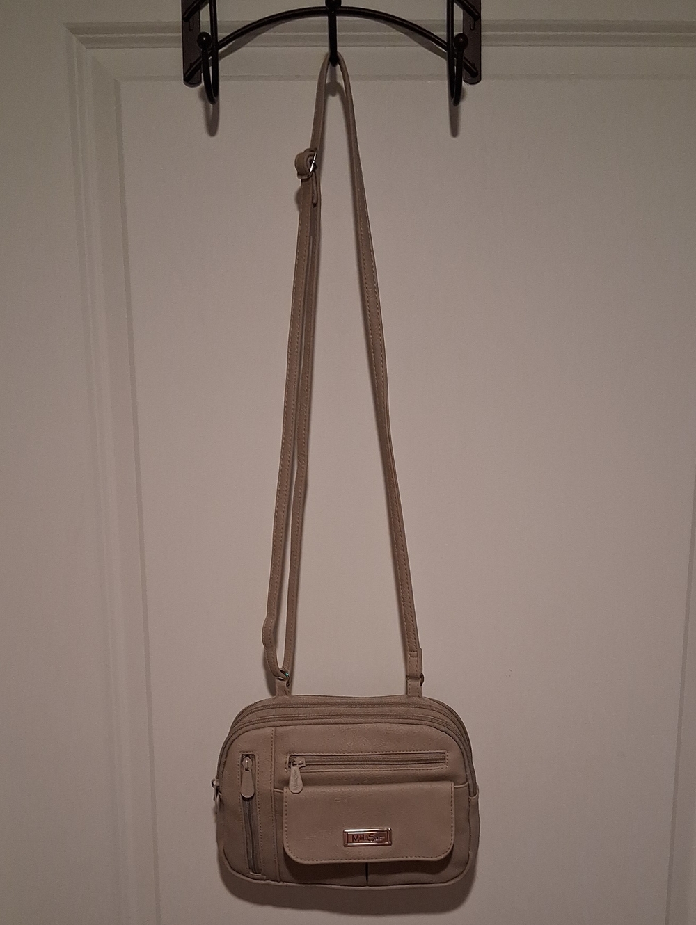 Multi Sac Zippy Women's Neutral Crossbody Shoulder Bag - Beige